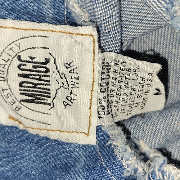 Vintage | Mirage Artwear Denim Dress Pearl & Silver Details | Medium - Picture 9 of 9